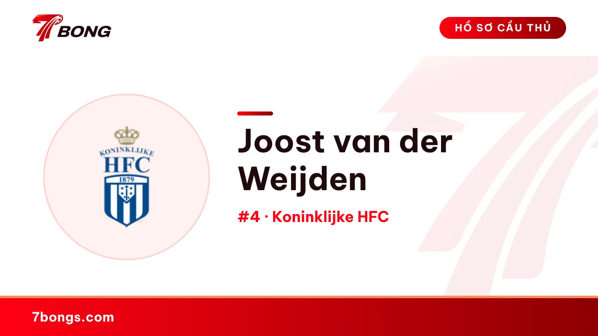 Joost van der Weijden — Koninklijke HFC