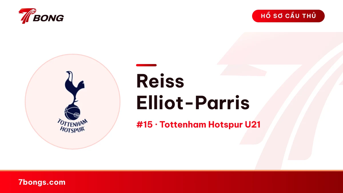 Reiss Elliot-Parris — Tottenham Hotspur U21