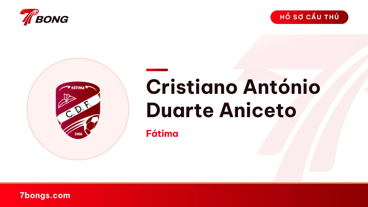 Cristiano António Duarte Aniceto — Fátima