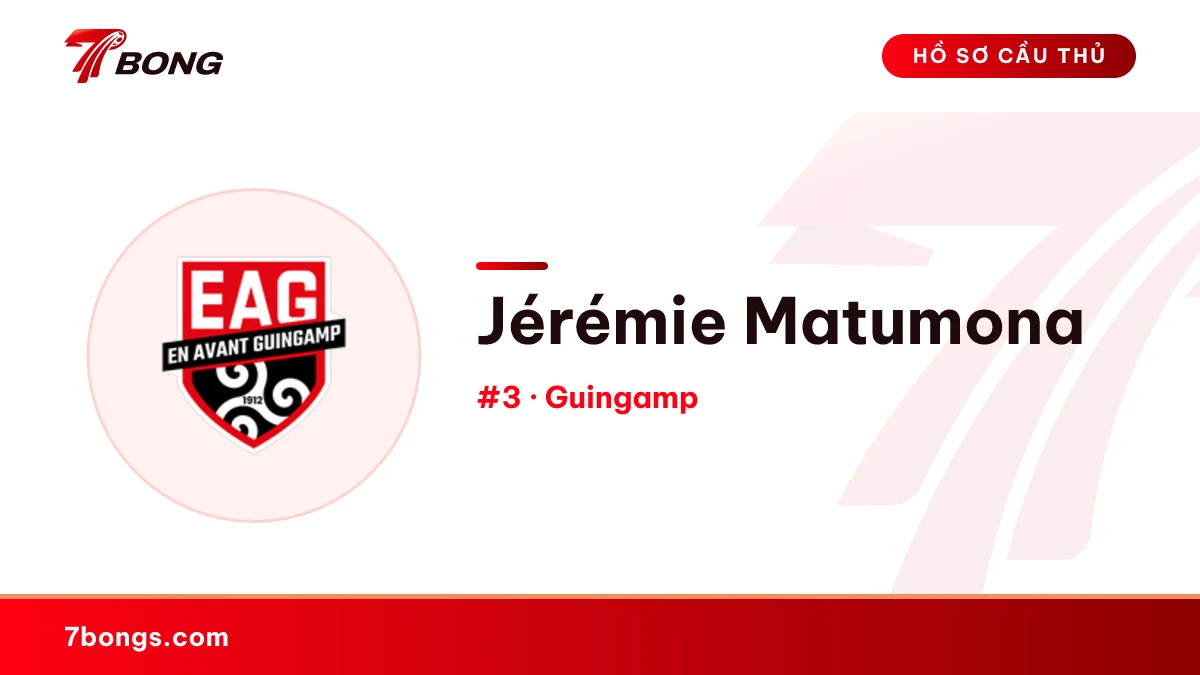 Jérémie Matumona — Guingamp