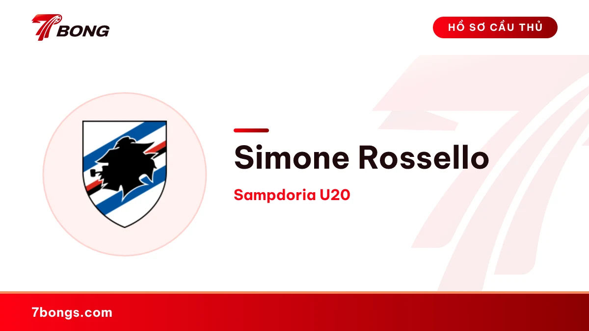 Simone Rossello — Sampdoria U20