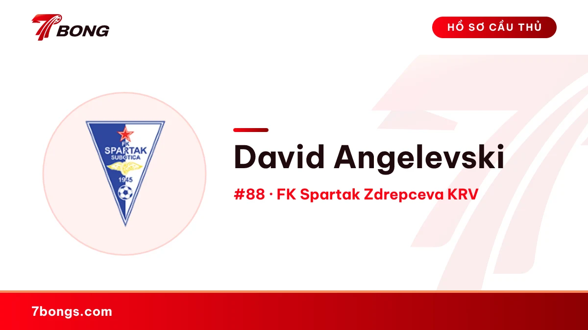 David Angelevski — FK Spartak Zdrepceva KRV