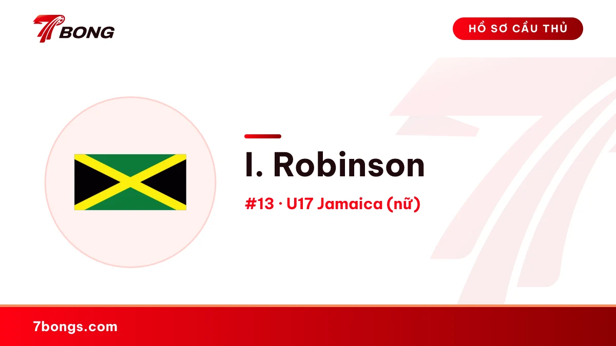 I. Robinson — U17 Jamaica (nữ)