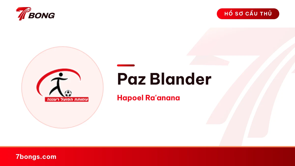 Paz Blander — Hapoel Ra'anana