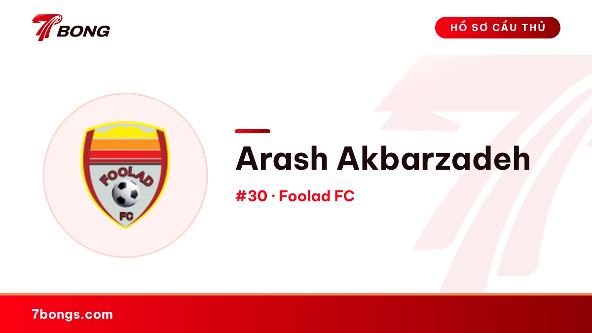 Arash Akbarzadeh — Foolad FC