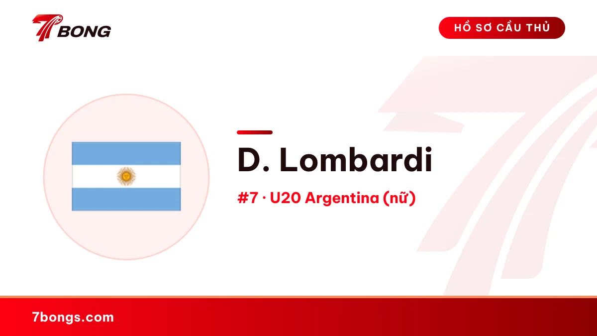 D. Lombardi — U20 Argentina (nữ)