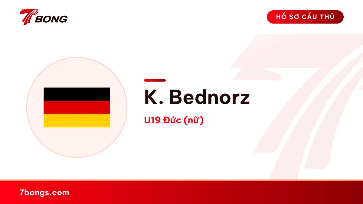 K. Bednorz — U19 Đức (nữ)