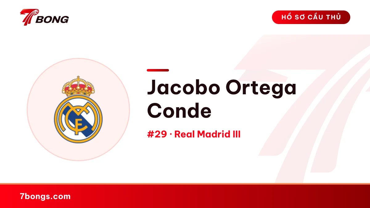 Jacobo Ortega Conde — Real Madrid III