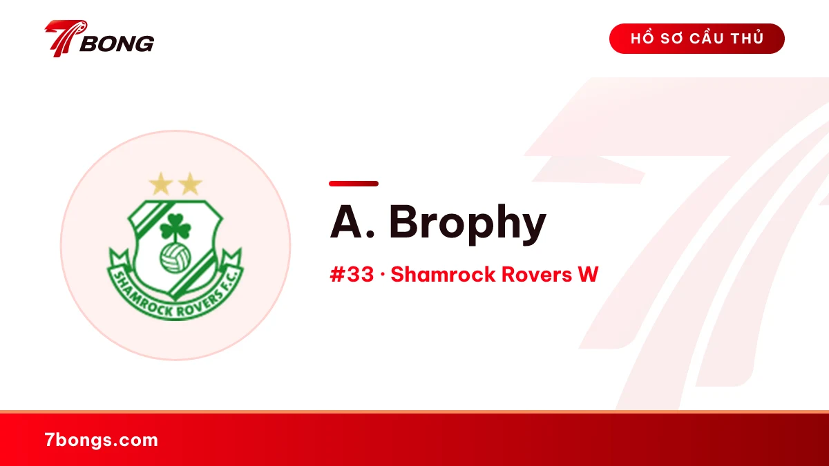 A. Brophy — Shamrock Rovers W