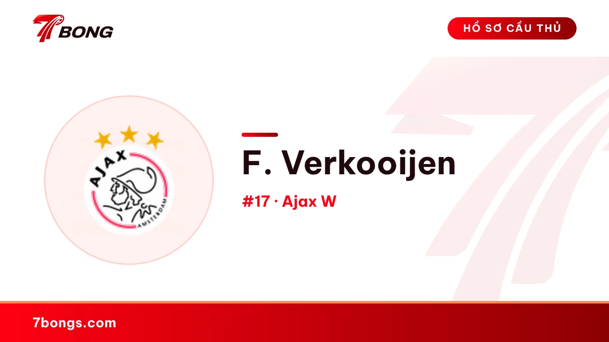 F. Verkooijen — Ajax W