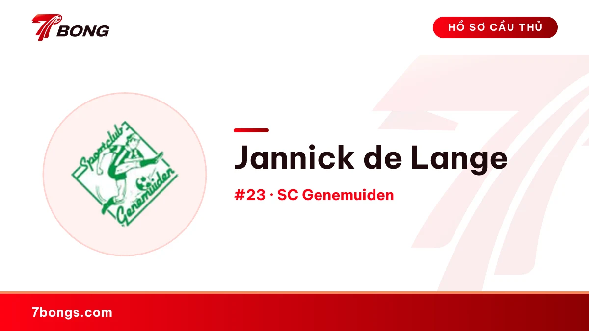 Jannick de Lange — SC Genemuiden
