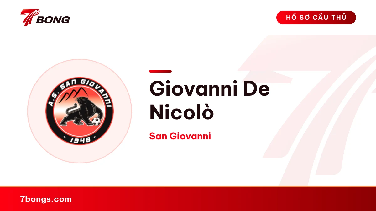 Giovanni De Nicolò — San Giovanni