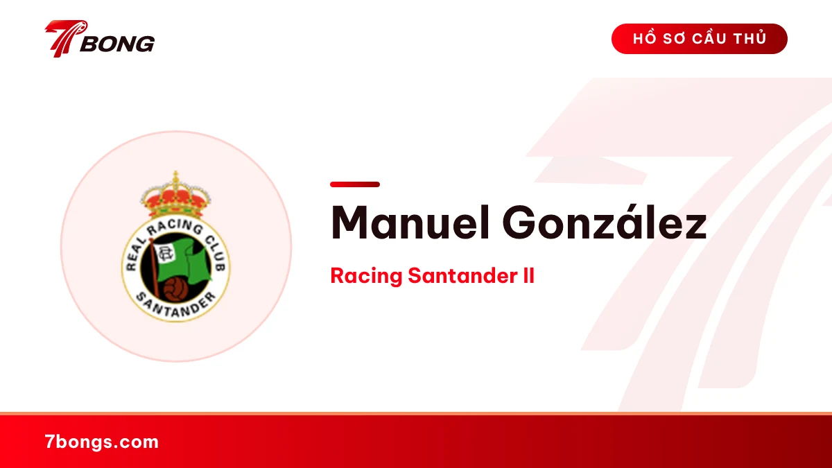 Manuel González — Racing Santander II