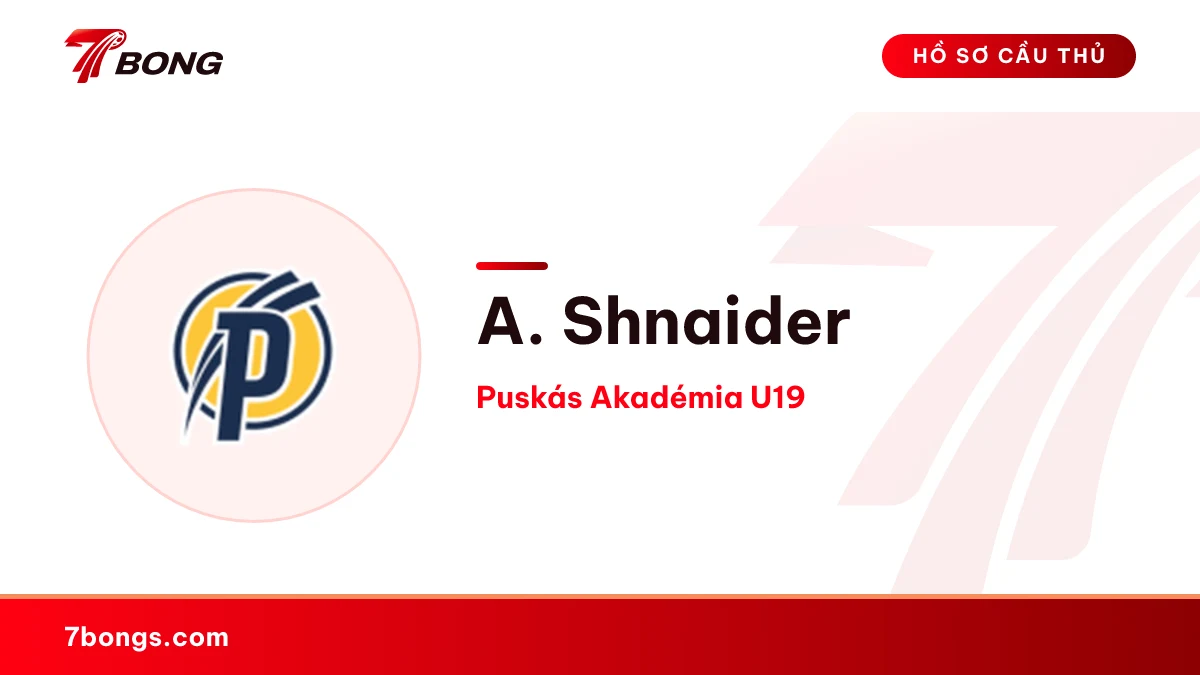 A. Shnaider — Puskás Akadémia U19