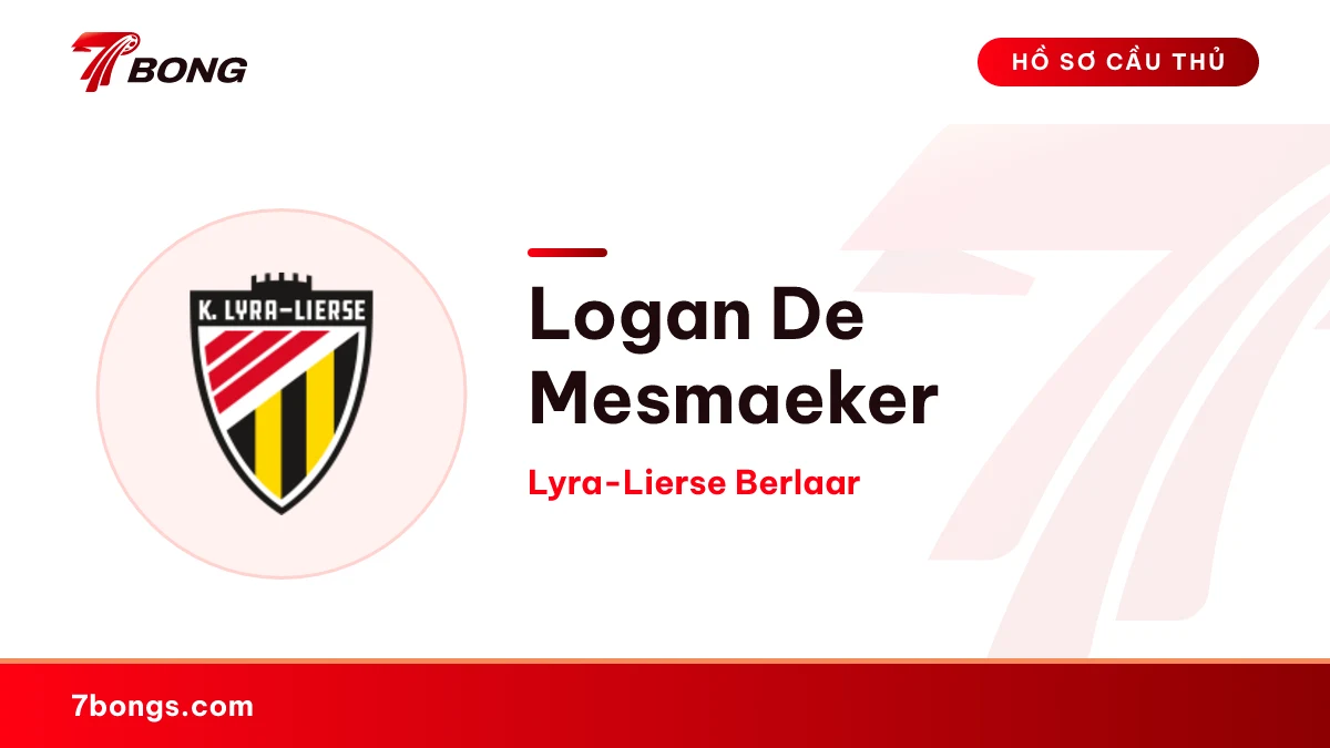 Logan De Mesmaeker — Lyra-Lierse Berlaar