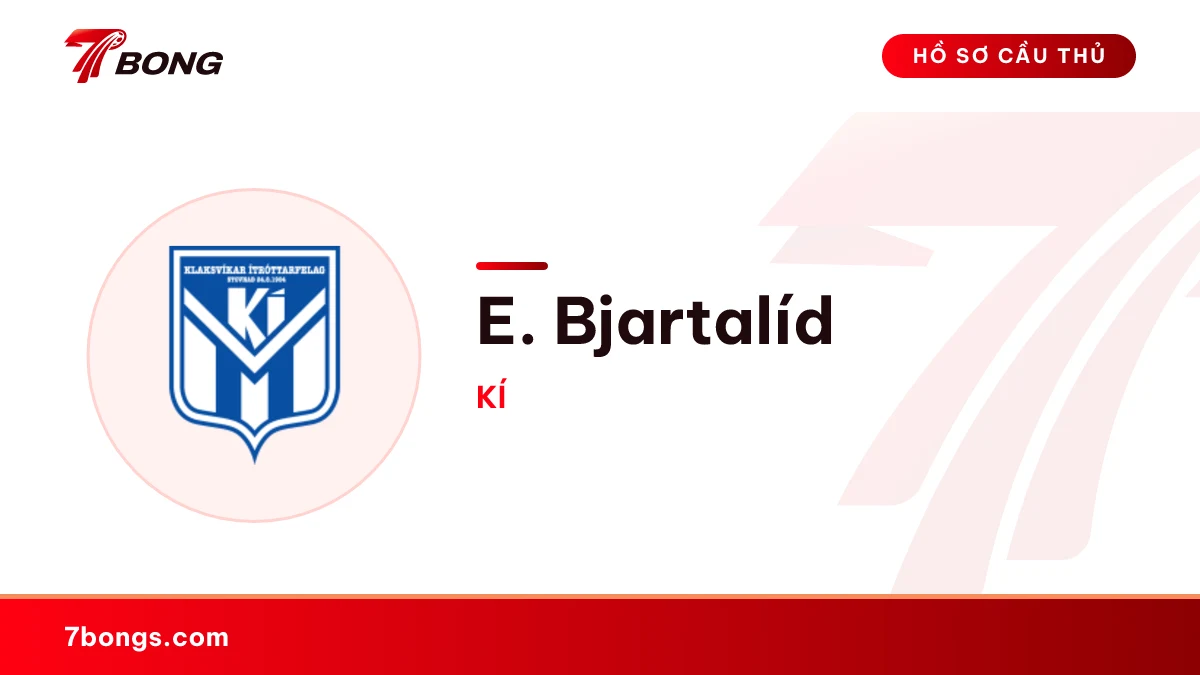 E. Bjartalíd — KÍ