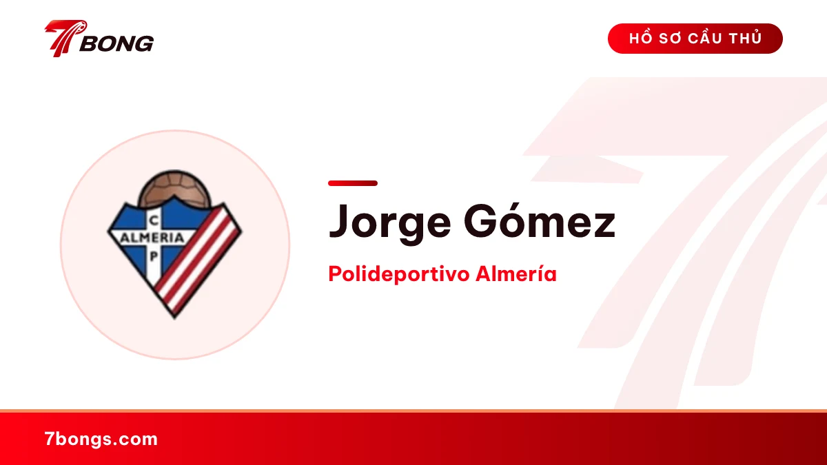 Jorge Gómez — Polideportivo Almería