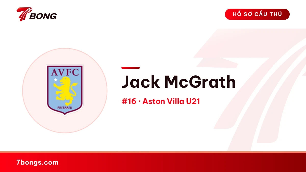Jack McGrath — Aston Villa U21