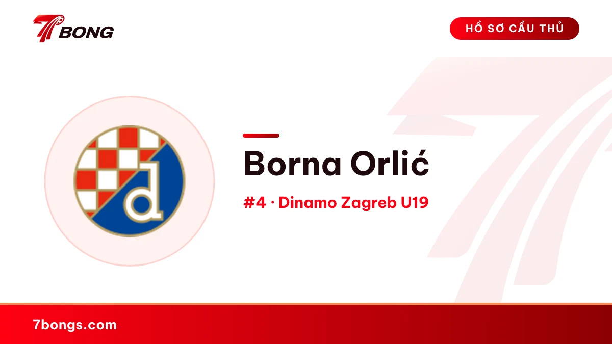 Borna Orlić — Dinamo Zagreb U19