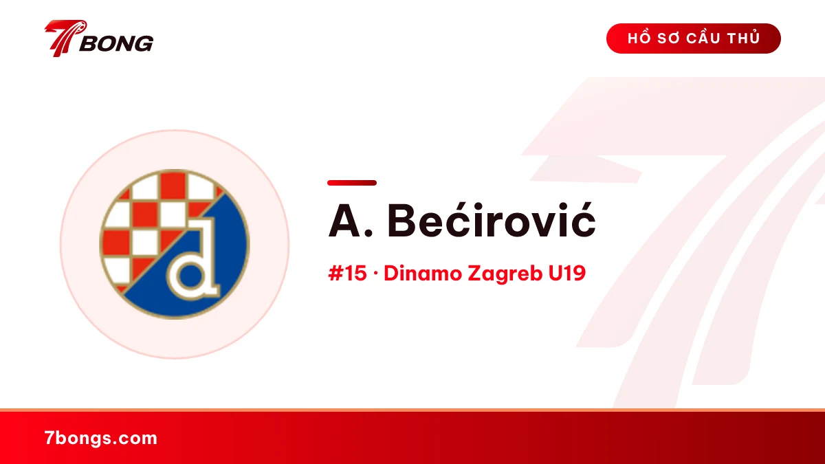 A. Bećirović — Dinamo Zagreb U19
