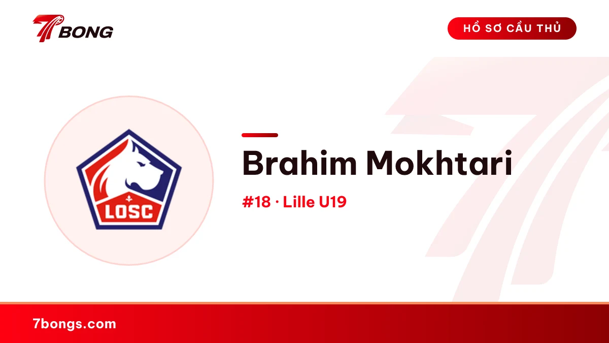 Brahim Mokhtari — Lille U19