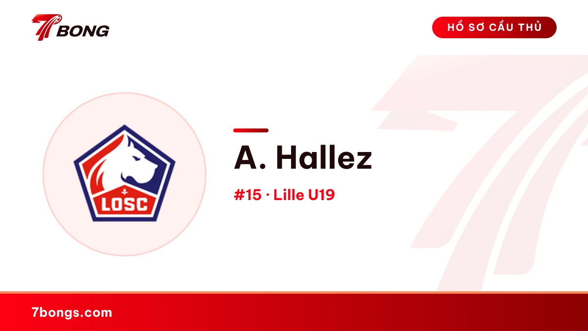 A. Hallez — Lille U19