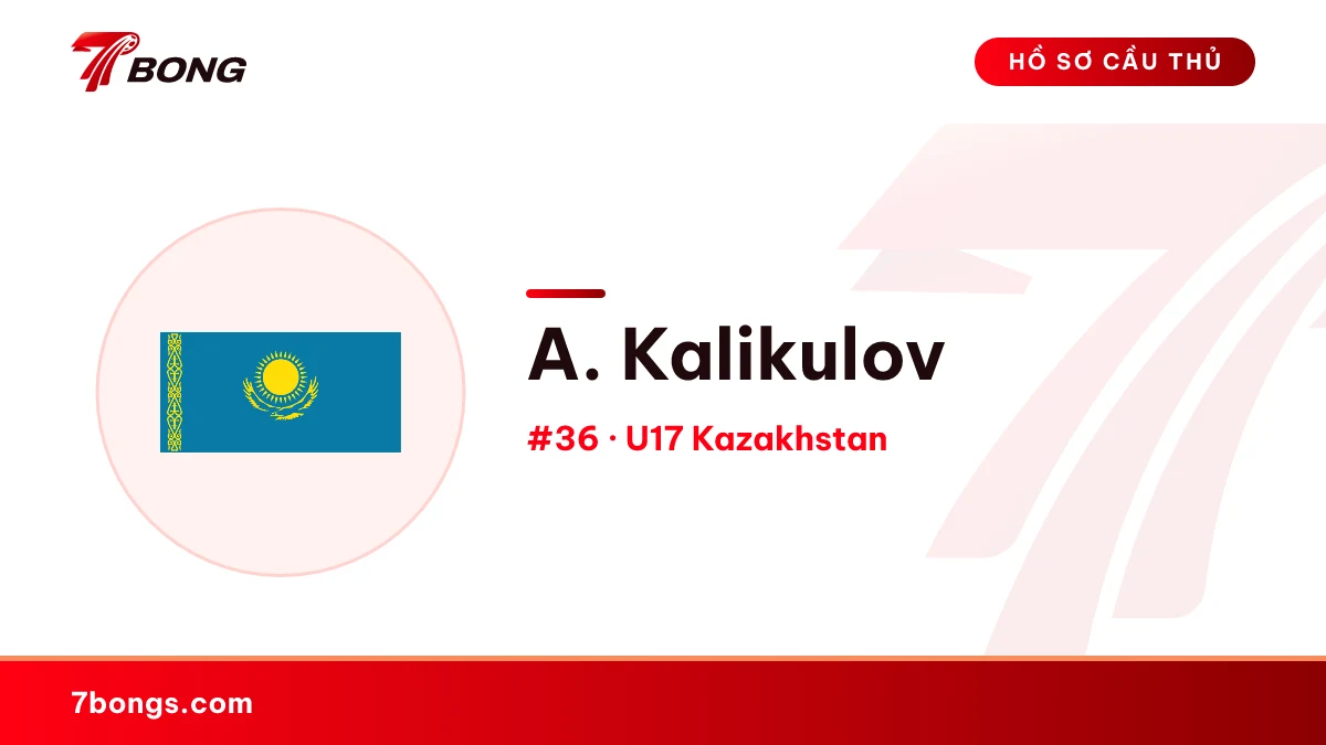A. Kalikulov — U17 Kazakhstan