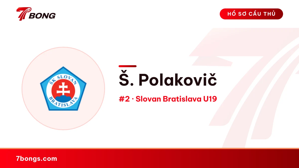 Š. Polakovič — Slovan Bratislava U19