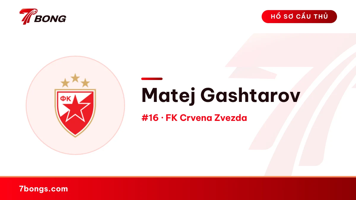 Matej Gashtarov — FK Crvena Zvezda