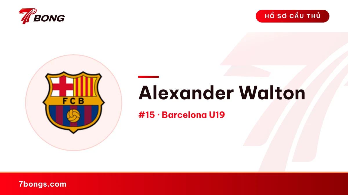 Alexander Walton — Barcelona U19