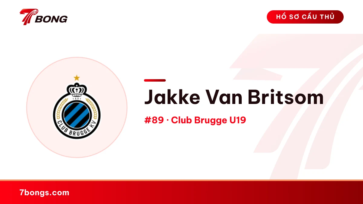 Jakke Van Britsom — Club Brugge U19