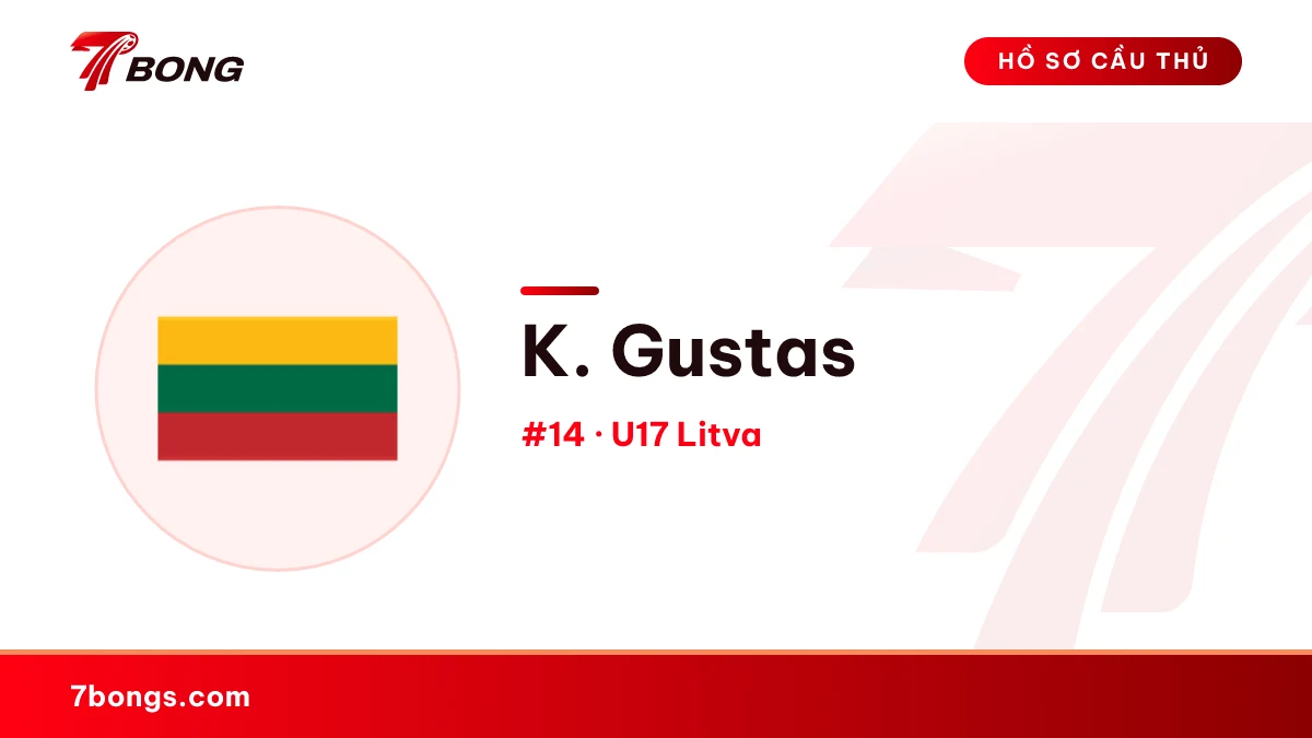 K. Gustas — U17 Litva