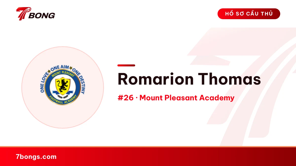 Romarion Thomas — Mount Pleasant Academy