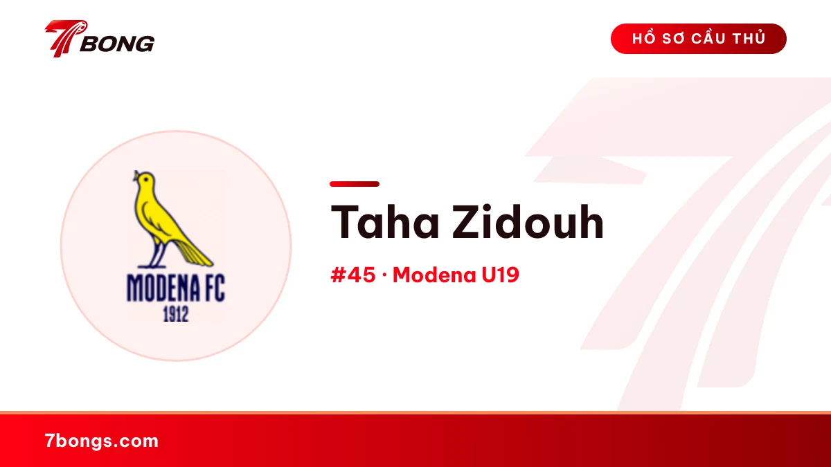 Taha Zidouh — Modena U19