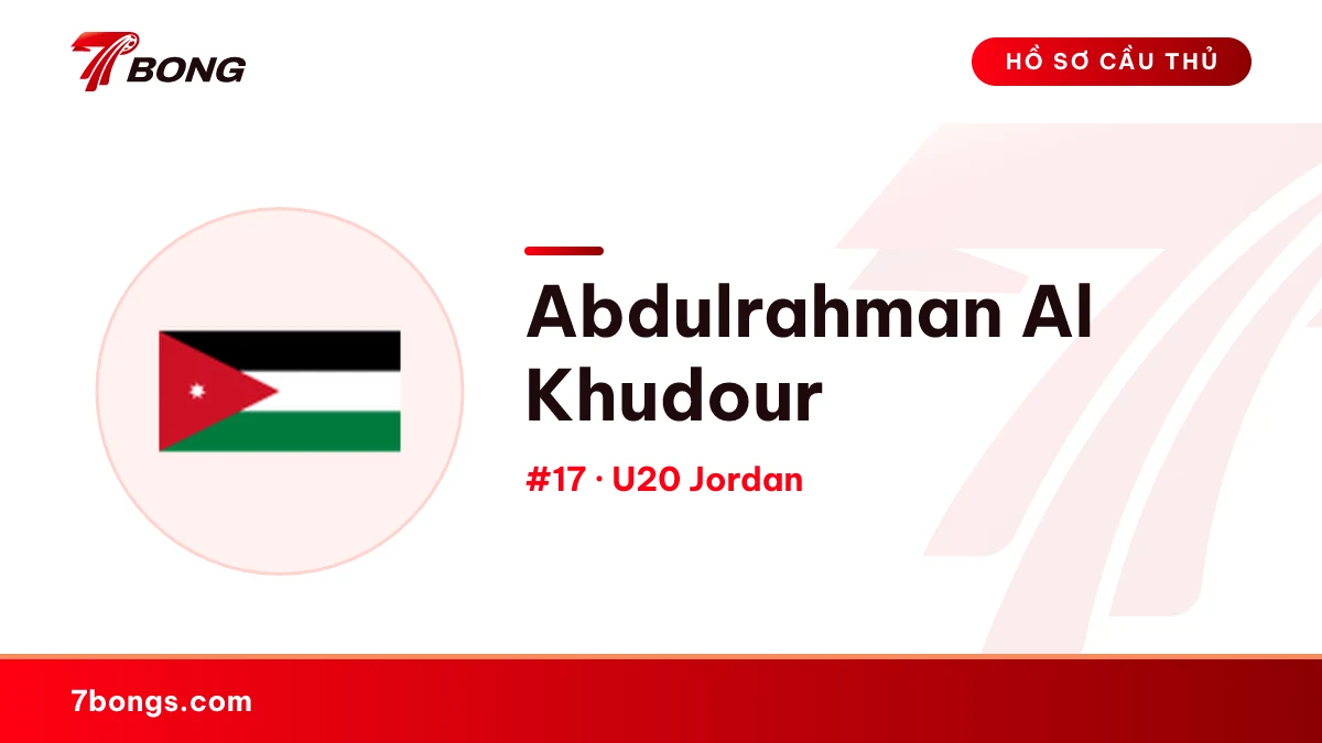Abdulrahman Al Khudour — U20 Jordan