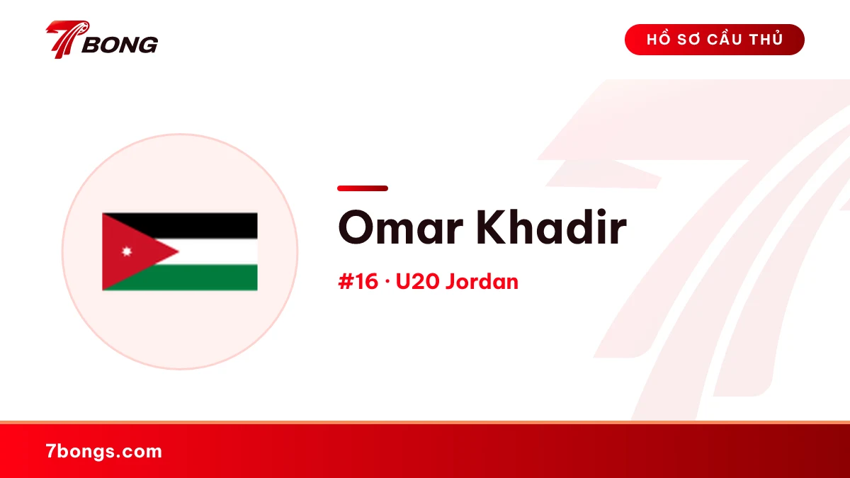 Omar Khadir — U20 Jordan