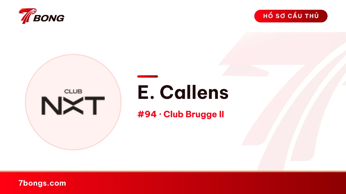 E. Callens — Club Brugge II