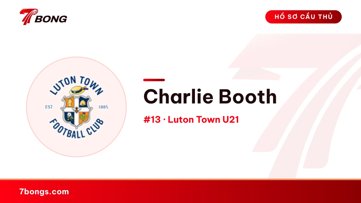 Charlie Booth — Luton Town U21