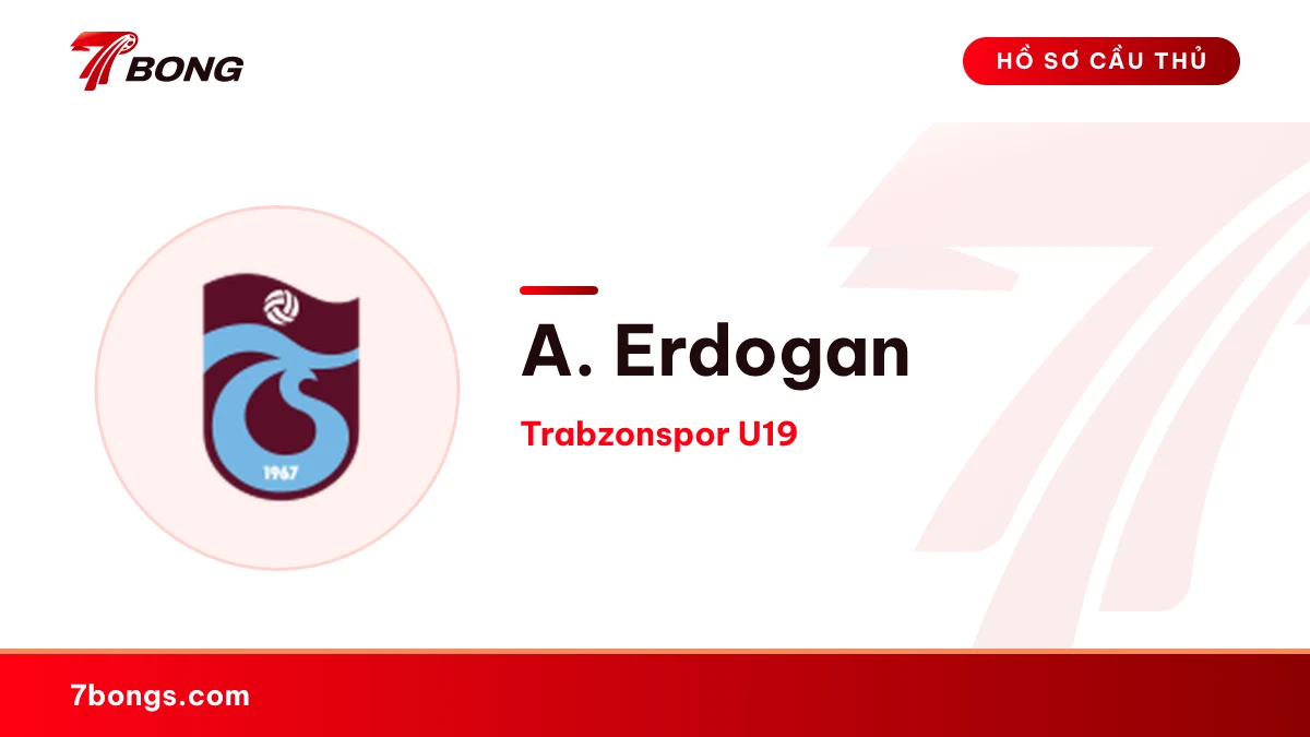 A. Erdogan — Trabzonspor U19