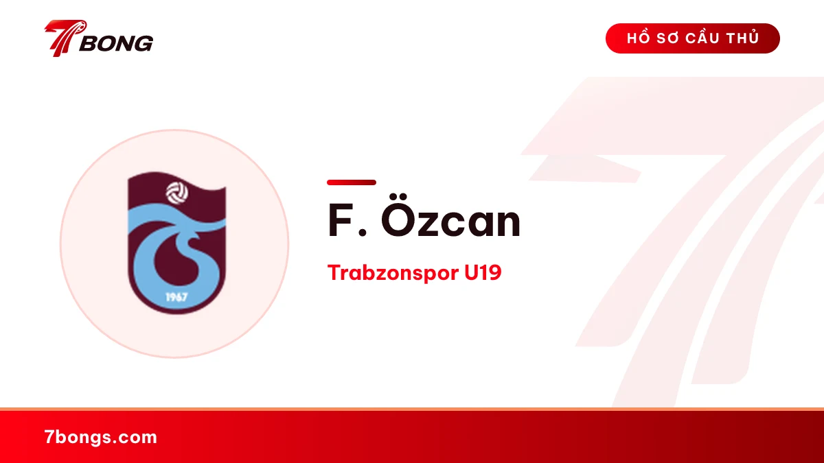 F. Özcan — Trabzonspor U19