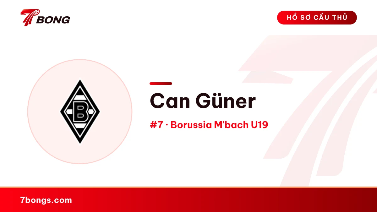 Can Güner — Borussia M'bach U19