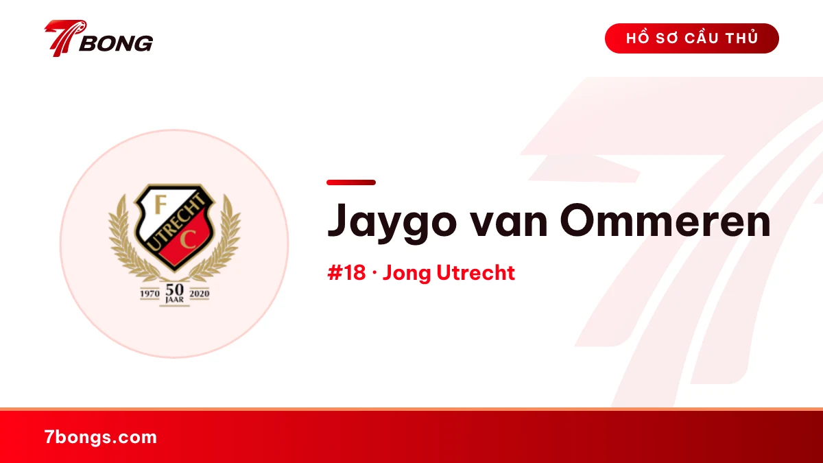 Jaygo van Ommeren — Jong Utrecht