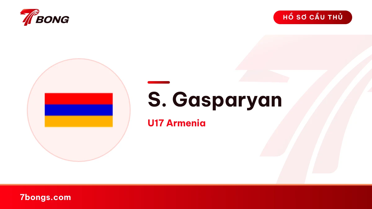 S. Gasparyan — U17 Armenia