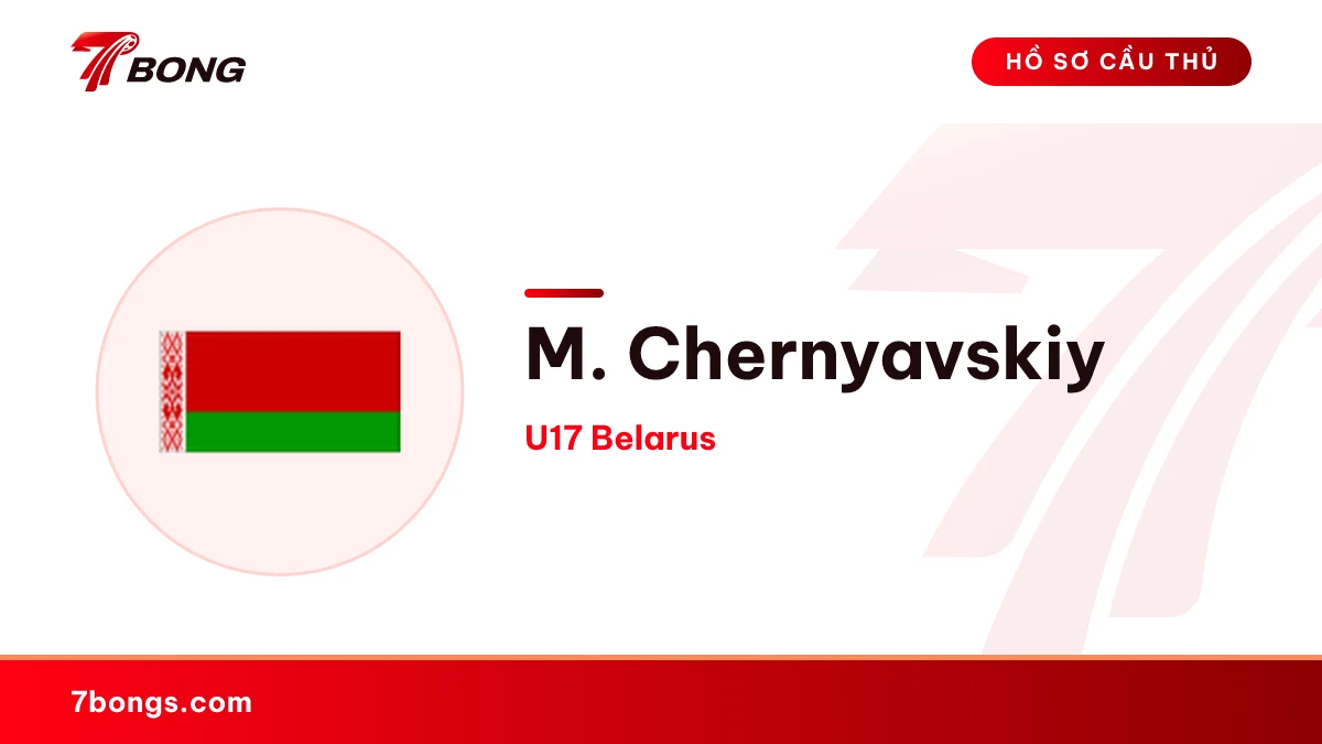 M. Chernyavskiy — U17 Belarus