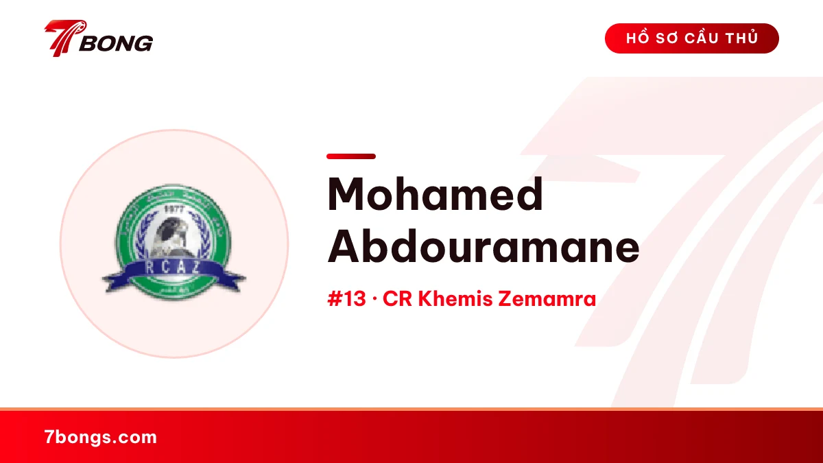 Mohamed Abdouramane — CR Khemis Zemamra