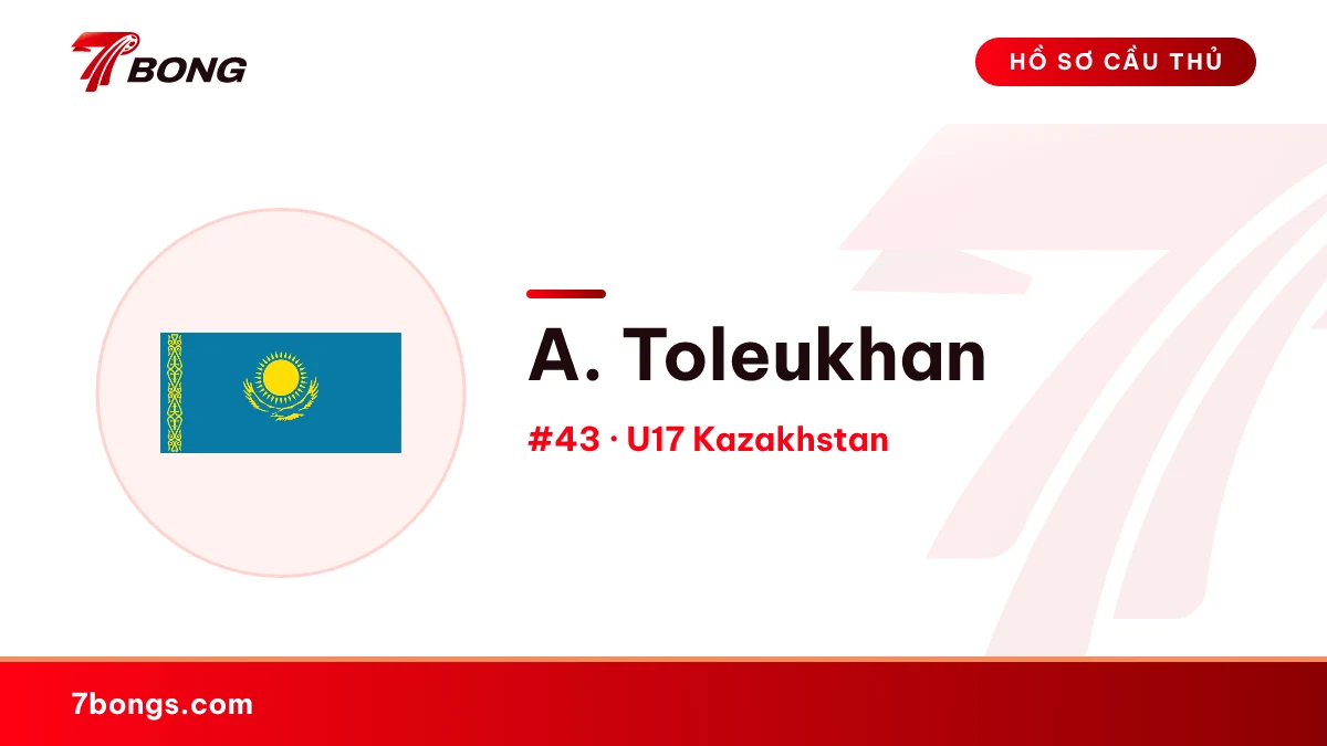 A. Toleukhan — U17 Kazakhstan