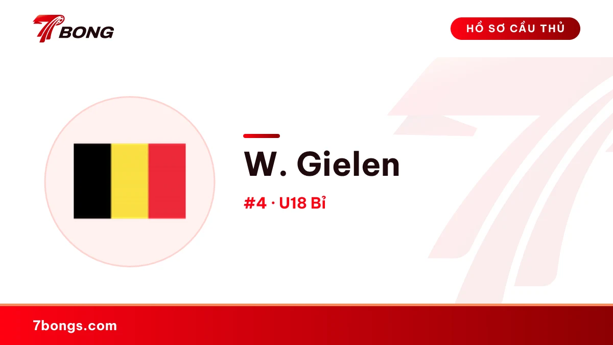W. Gielen — U18 Bỉ