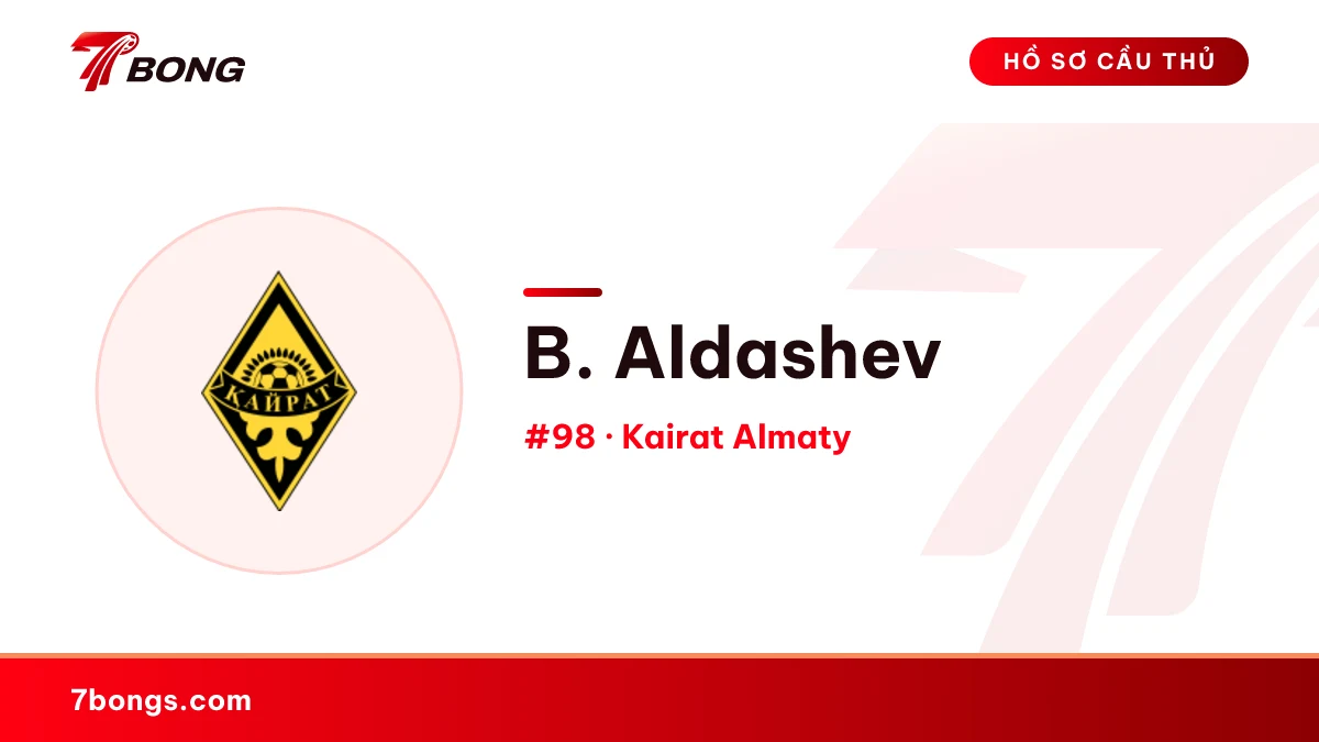 B. Aldashev — Kairat Almaty