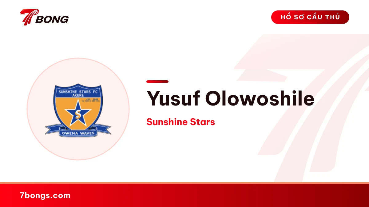 Yusuf Olowoshile — Sunshine Stars