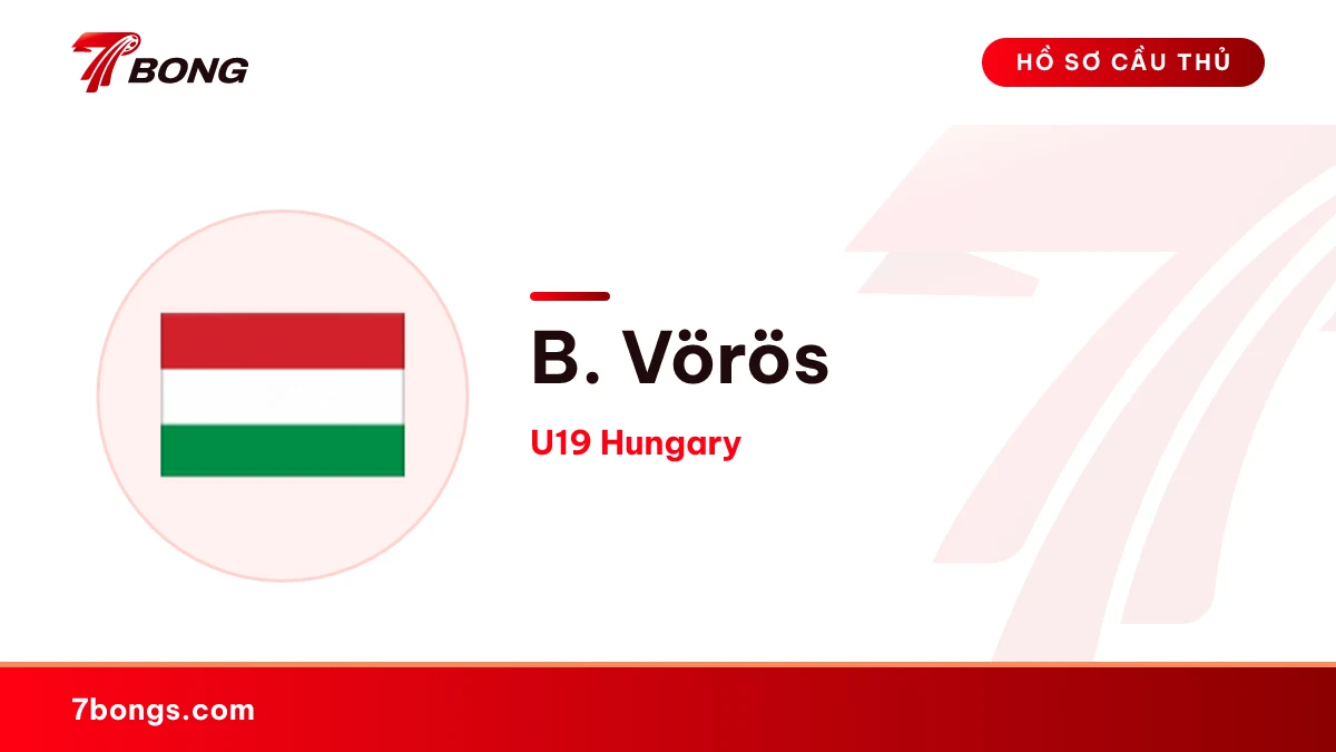 B. Vörös — U19 Hungary